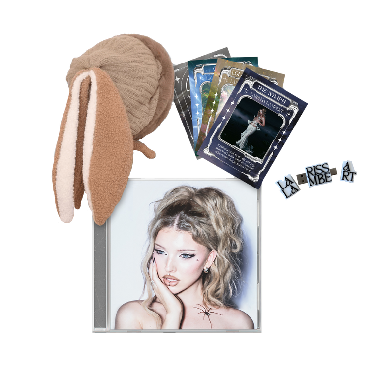 Larissa Lambert / Yearning CD, Bunny Hat and Fantasy Cards Bundle + Bonus USB-C ***PRE-ORDER***
