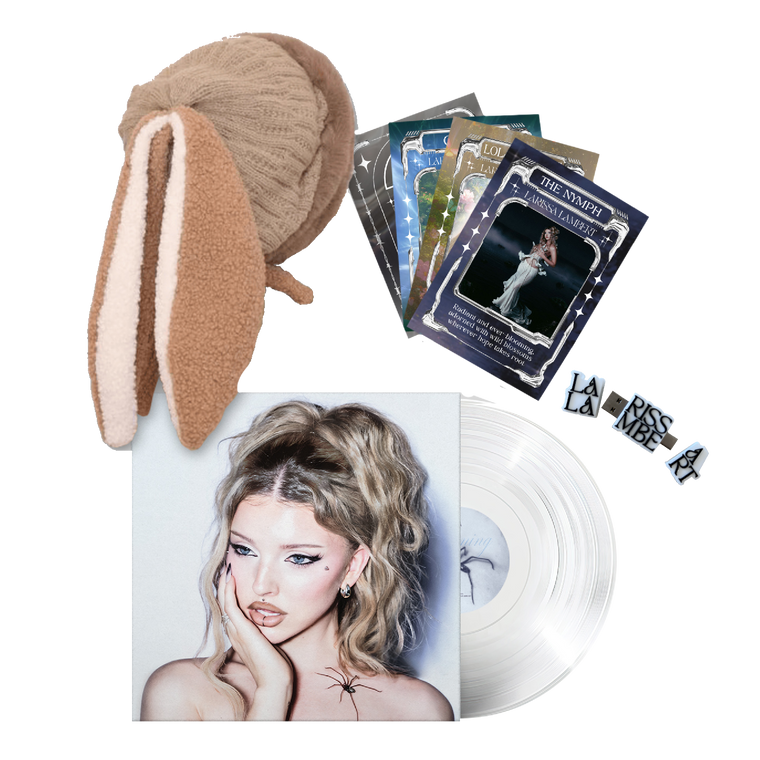 Larissa Lambert / Yearning LP Clear Vinyl, Bunny Hat and Fantasy Cards Bundle + Bonus USB-C  ***PRE-ORDER***