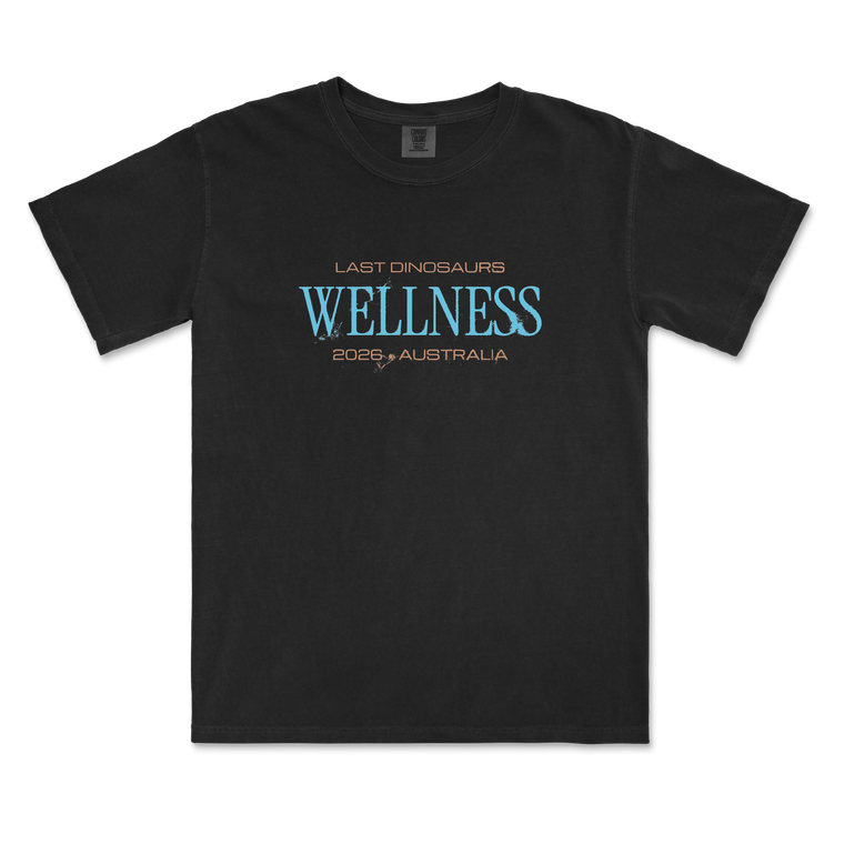 Last Dinosaurs / Wellness 2026 Aus Tour Black T-Shirt
