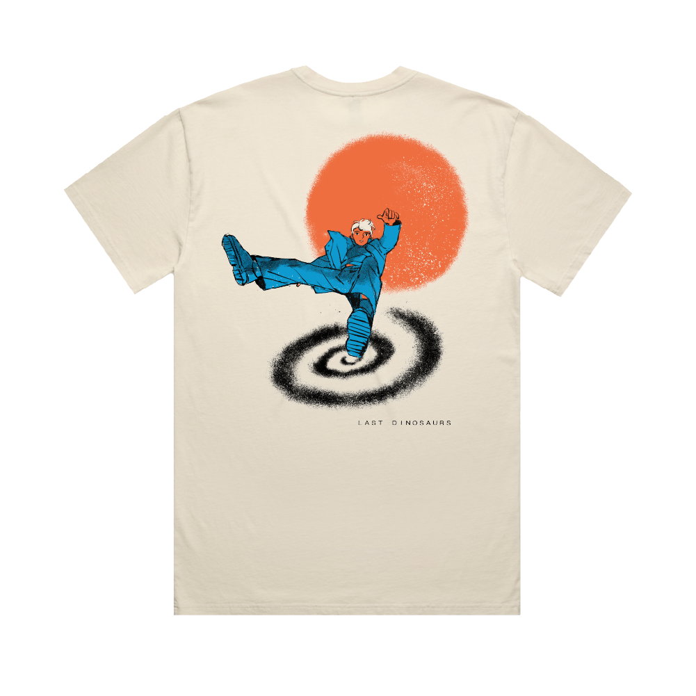 Last Dinosaurs / Galaxy Faded Ecru T-Shirt