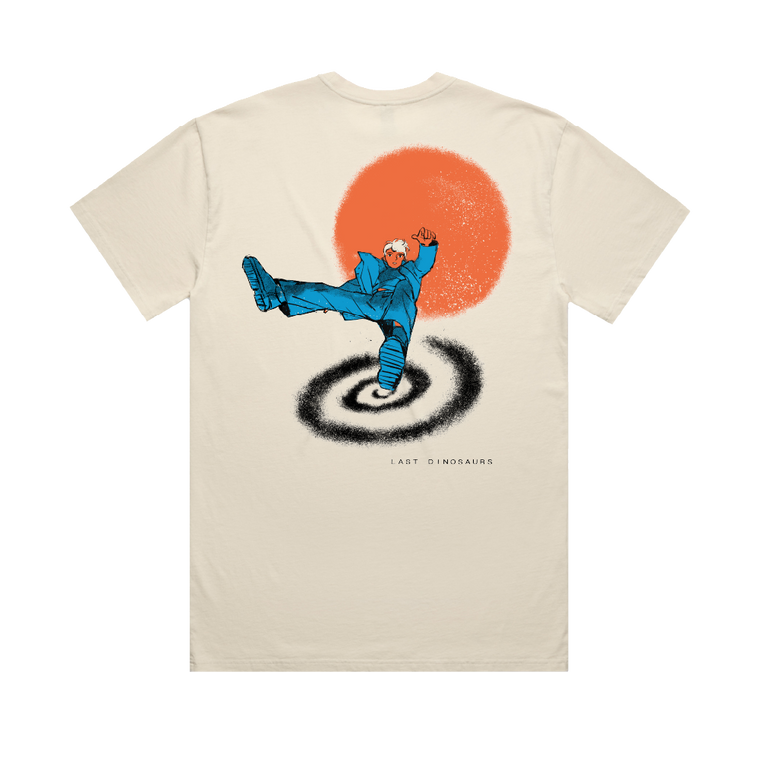 Last Dinosaurs / Galaxy Faded Ecru T-Shirt ***PRE-ORDER***