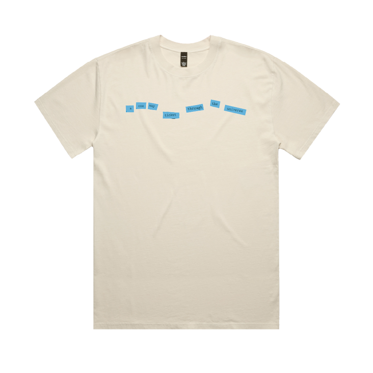 Last Dinosaurs / Galaxy Faded Ecru T-Shirt ***PRE-ORDER***