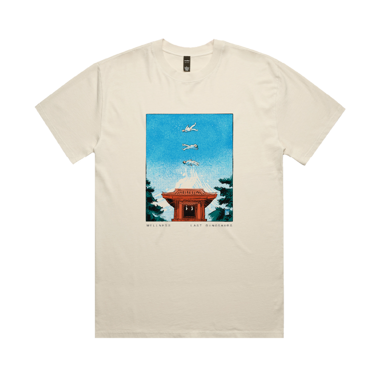 Last Dinosaurs / Temple Faded Ecru T-Shirt ***PRE-ORDER***