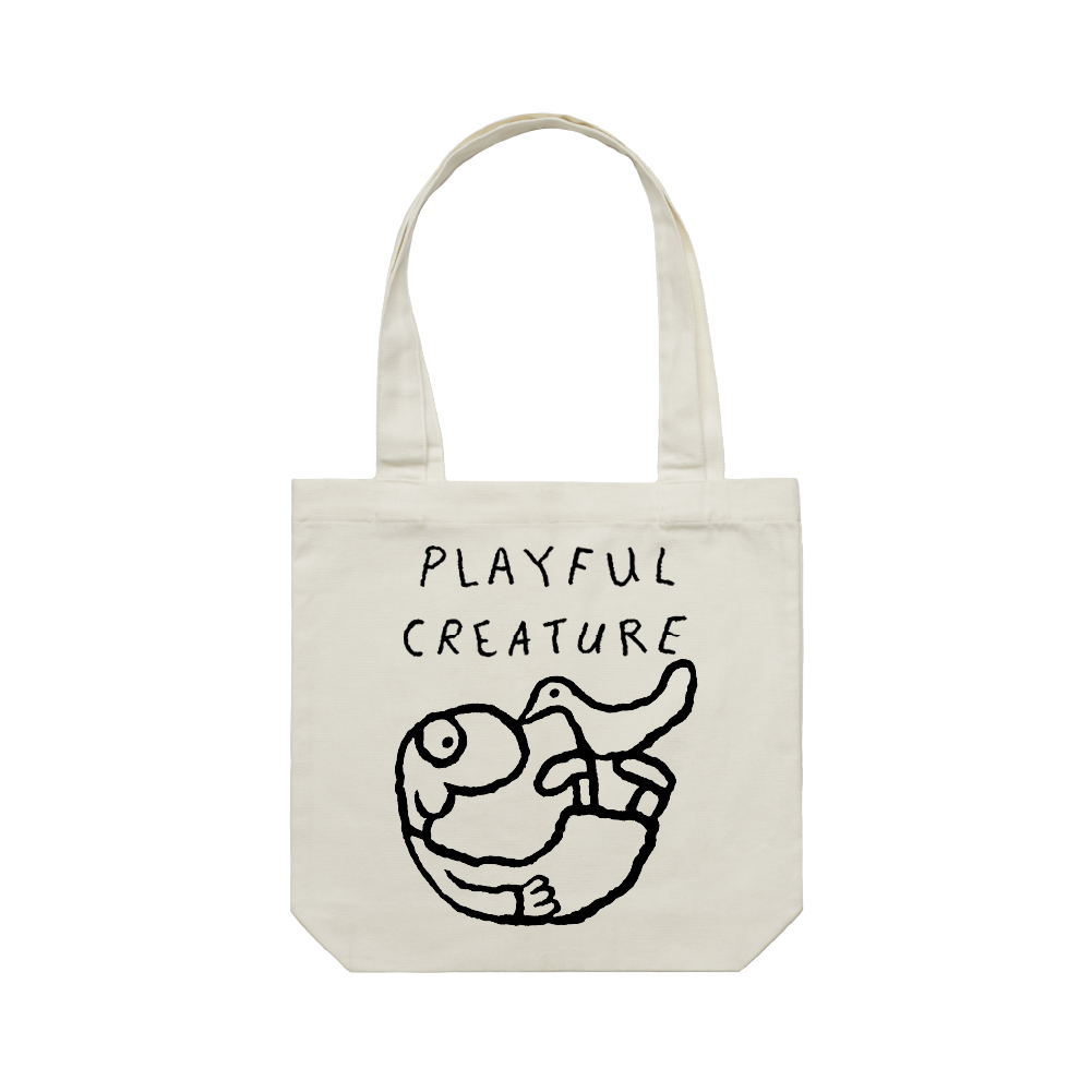 Leunig 'Playful Creature' Tote Bag