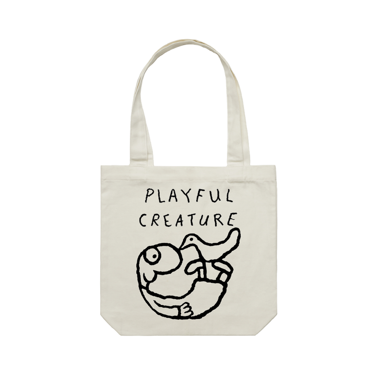 Leunig 'Playful Creature' Tote Bag
