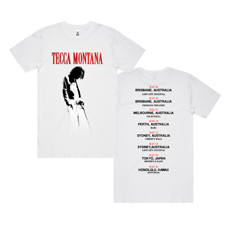 Lil Tecca /  White 2023 Tour T-Shirt