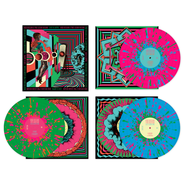 King Gizzard & The Lizard Wizard / Live In Austin (Fuzz Club Official Bootleg) 180g Triple Lp Boxset Coloured Splatter Vinyl & Poster