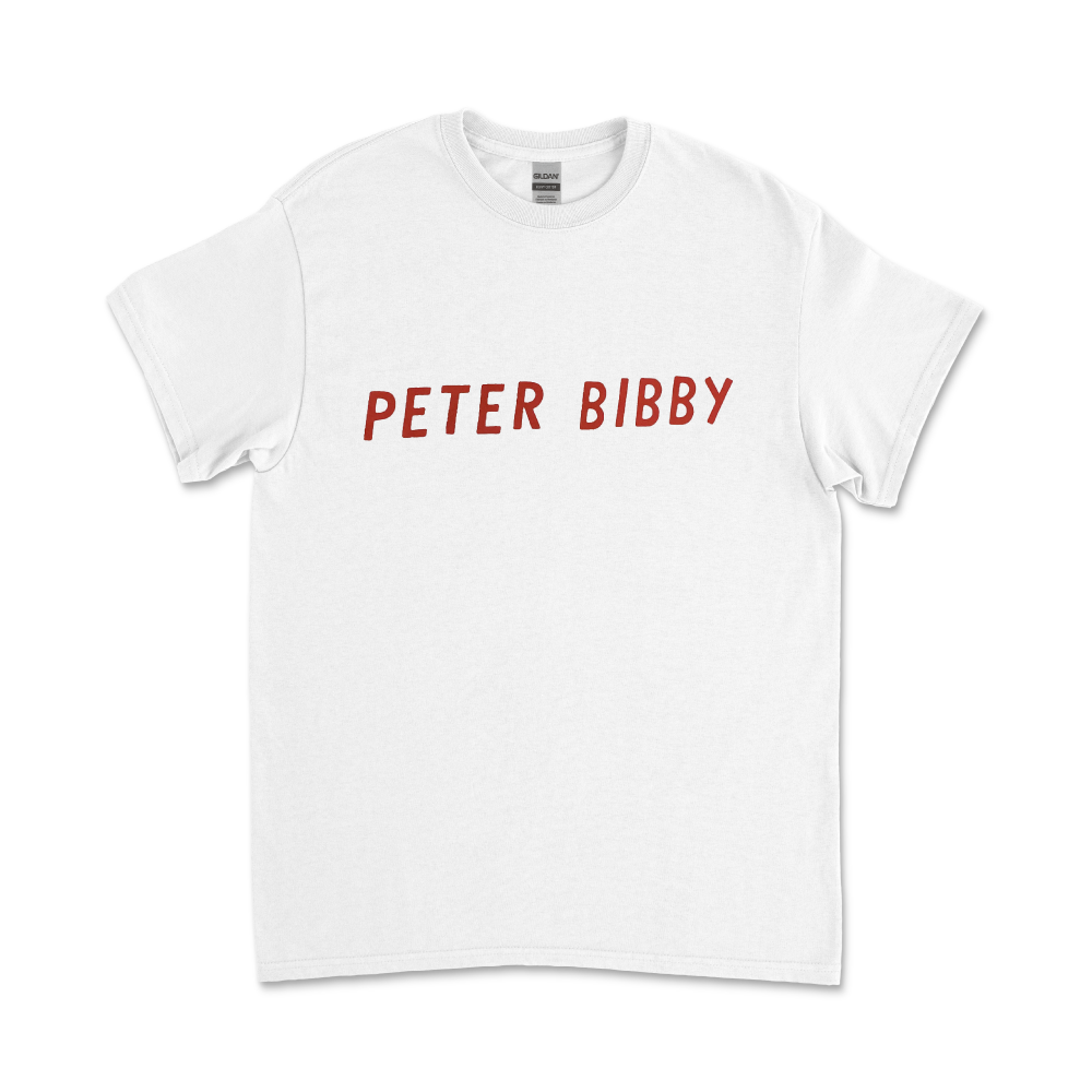 Peter Bibby / Logo White T-Shirt