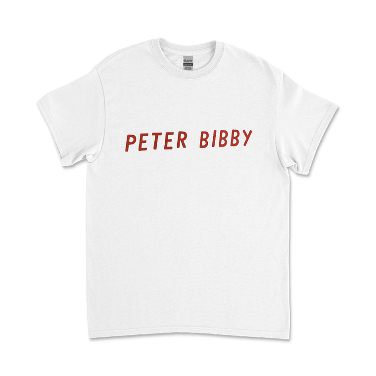 Peter Bibby / Logo White T-Shirt