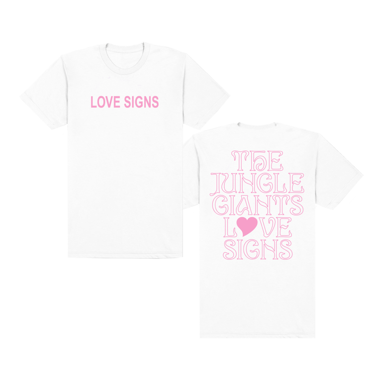 The Jungle Giants / Love Signs White Tee