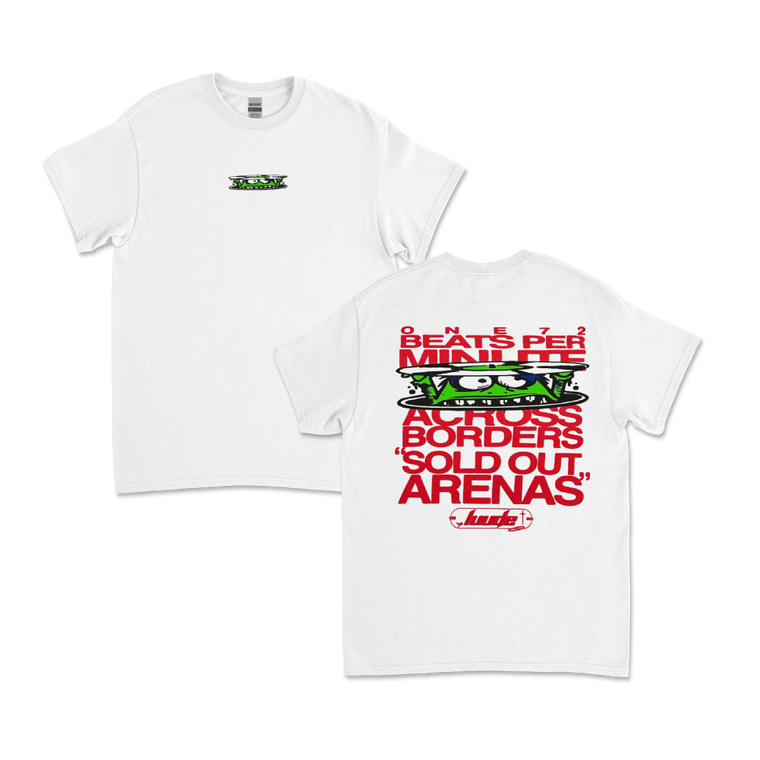 LUUDE / Monster White Tee