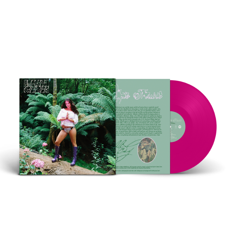 Maple Glider / I Get Into Trouble LP Neon Pink Vinyl