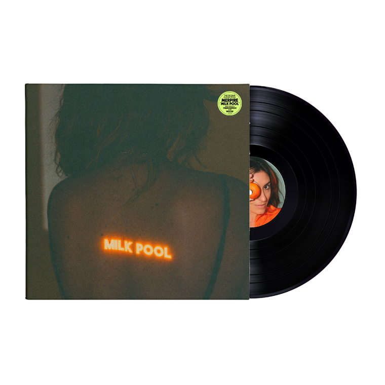 Merpire / MILK POOL LP Black Vinyl, Neon Logo T-Shirt & Socks Bundle
