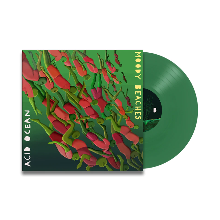 Moody Beaches / Acid Ocean LP Acid Green Vinyl