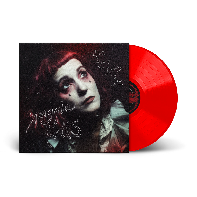 The Maggie Pills / Hearts Enduring Lingering Loss LP Limited Edition Red Vinyl