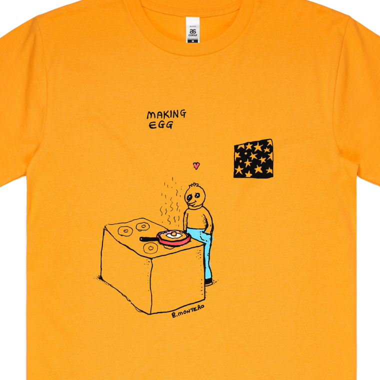 Making Egg / Gold T-Shirt