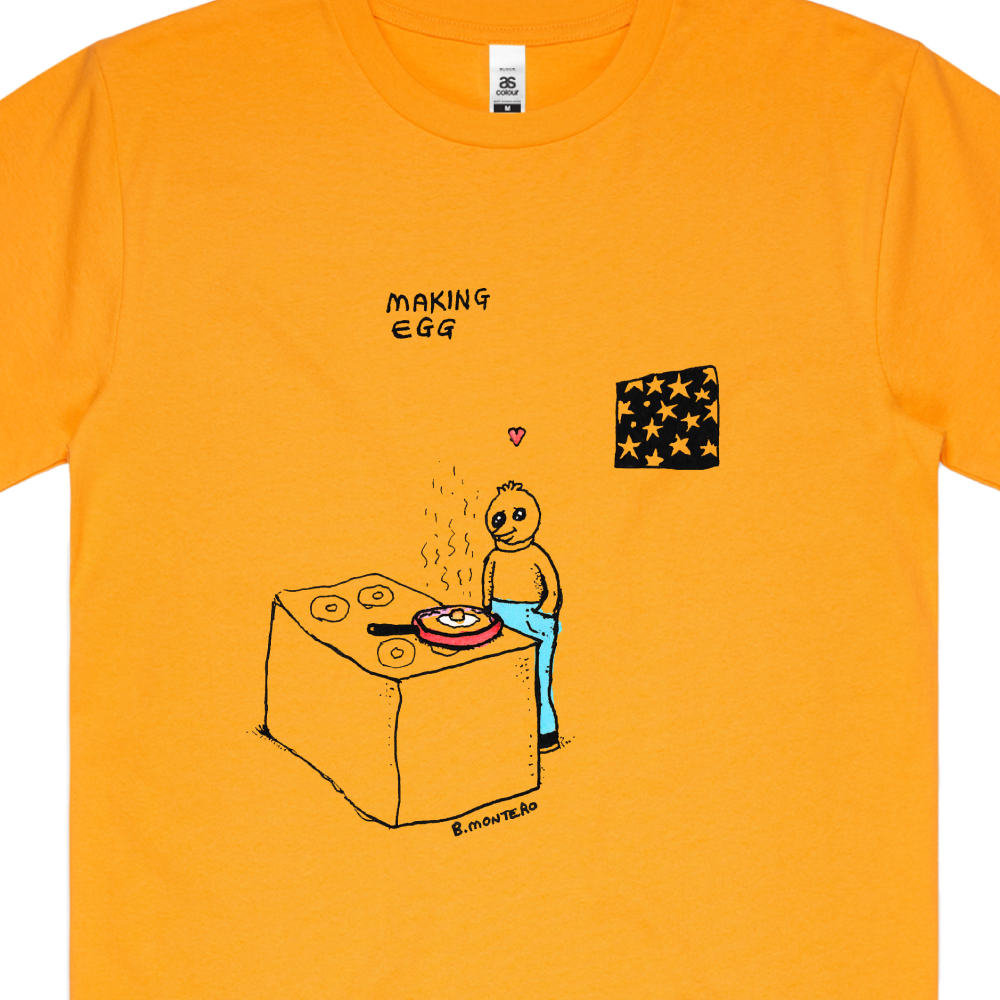 Making Eggs / Gold T-Shirt