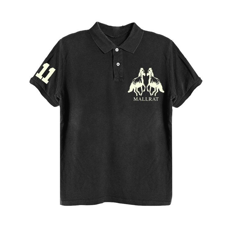 Mallrat / Black Polo Shirt