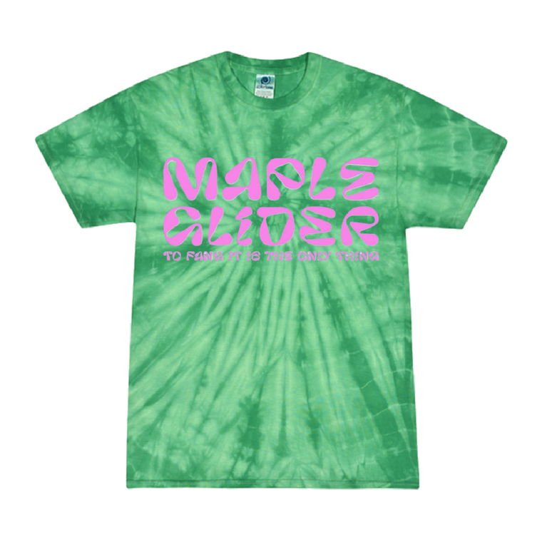 Maple Glider / Fang It - Green Tie-Dye