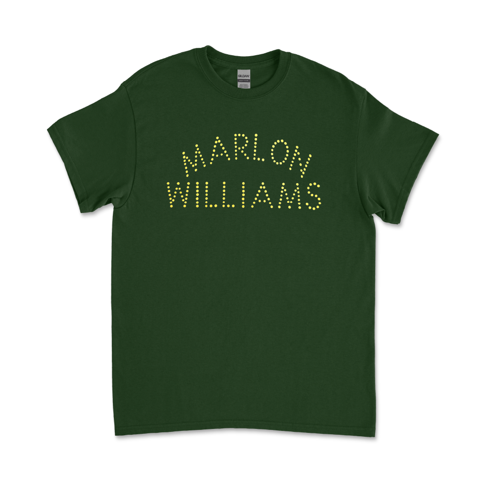 Marlon Williams / Dot Text Green Tee