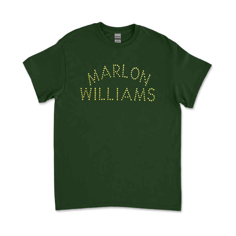 Marlon Williams / Dot Text Green Tee