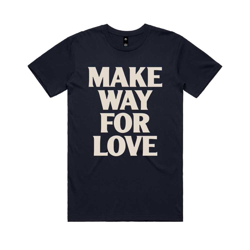 Make Way For Love / Navy Tee