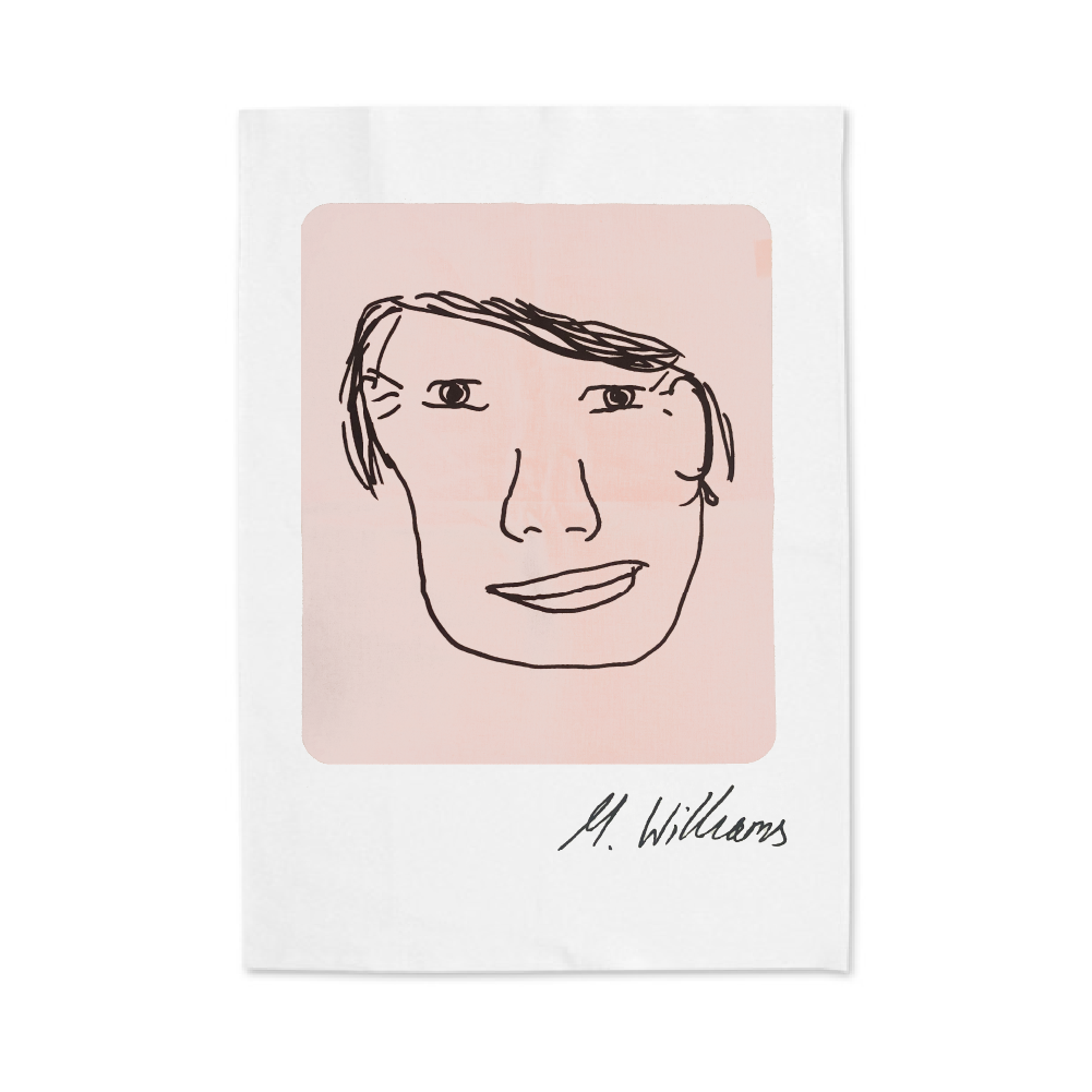 Marlon Williams / Face Tea Towel