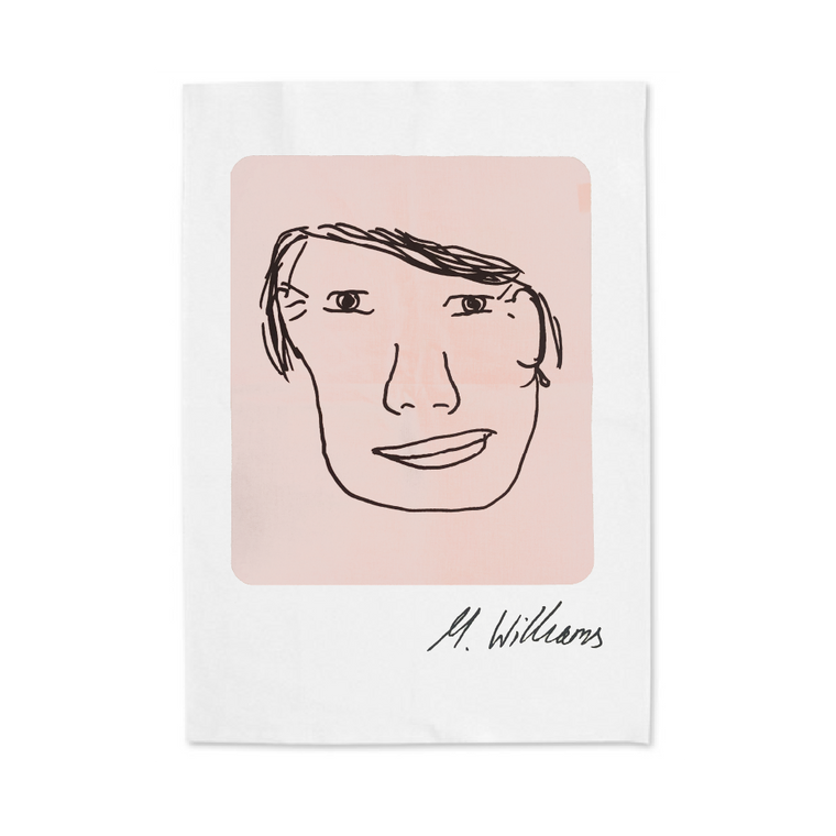 Marlon Williams / Face Tea Towel