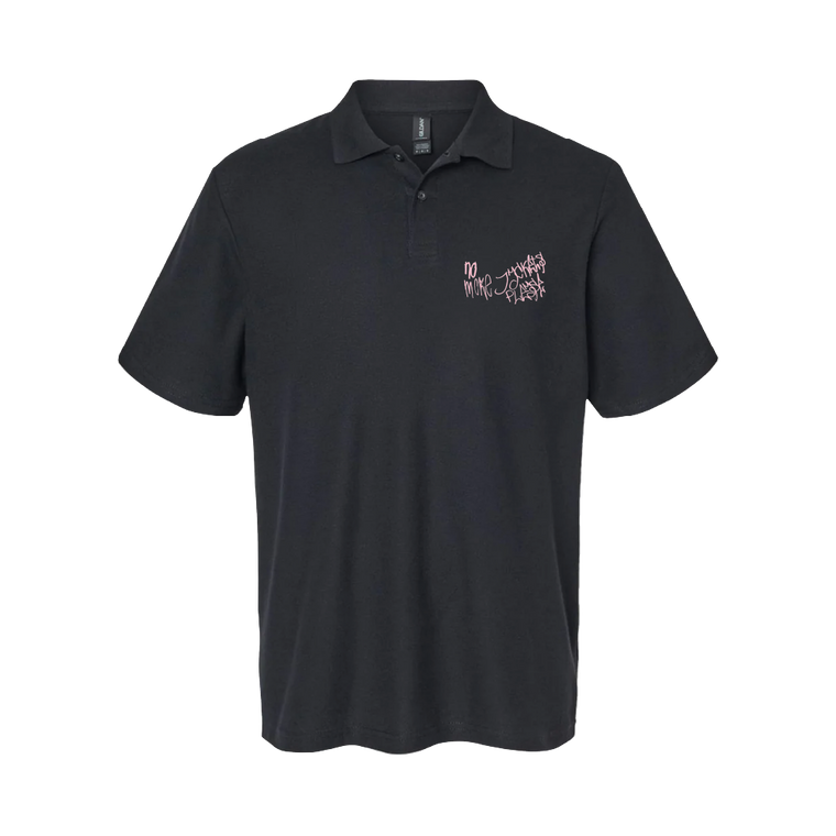 Mel Blue / nomorejacketsplease Black Polo