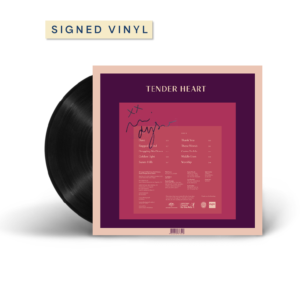Mia Dyson / Tender Heart LP SIGNED Vinyl