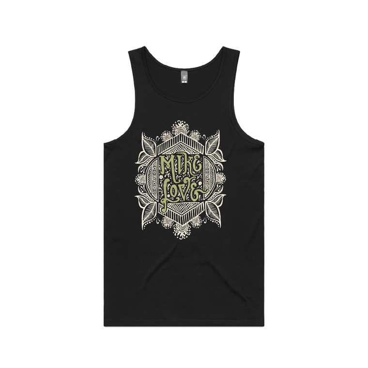 Mike Love / Green Logo Singlet