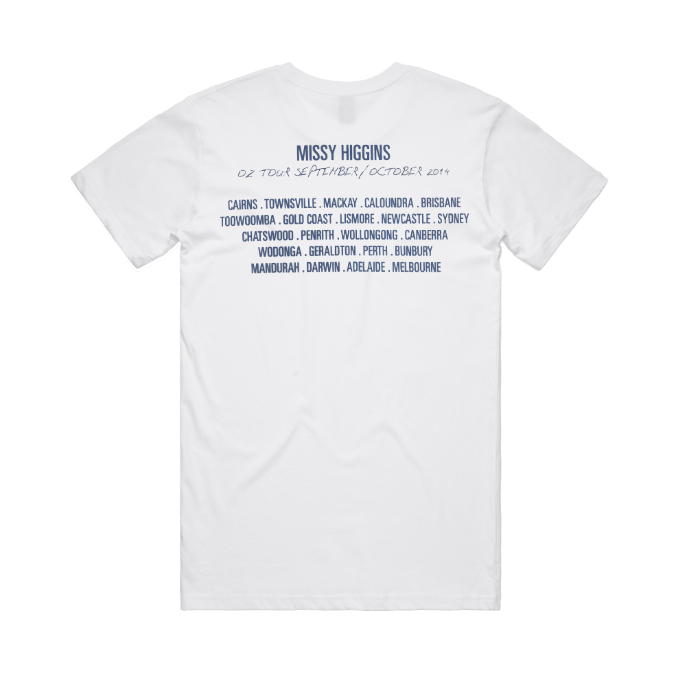 Missy Higgins / Oz White T-Shirt Mens