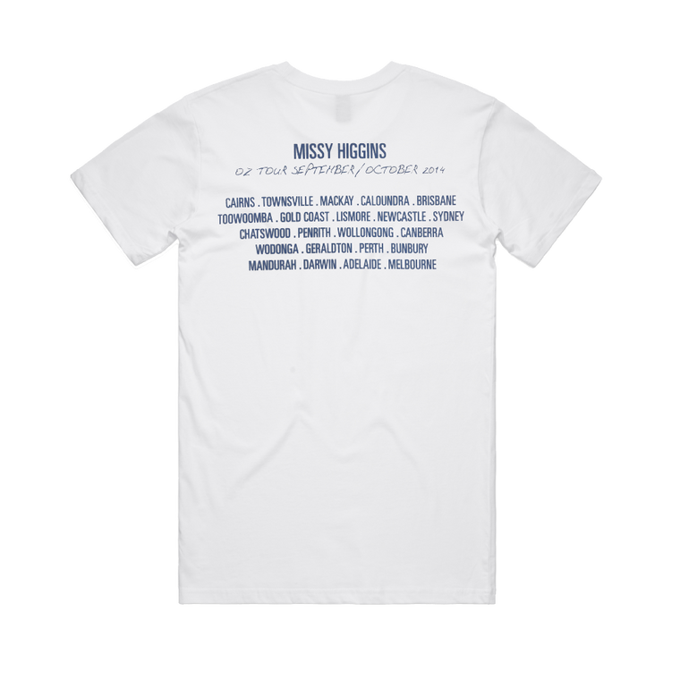 Missy Higgins / Oz White T-Shirt Mens