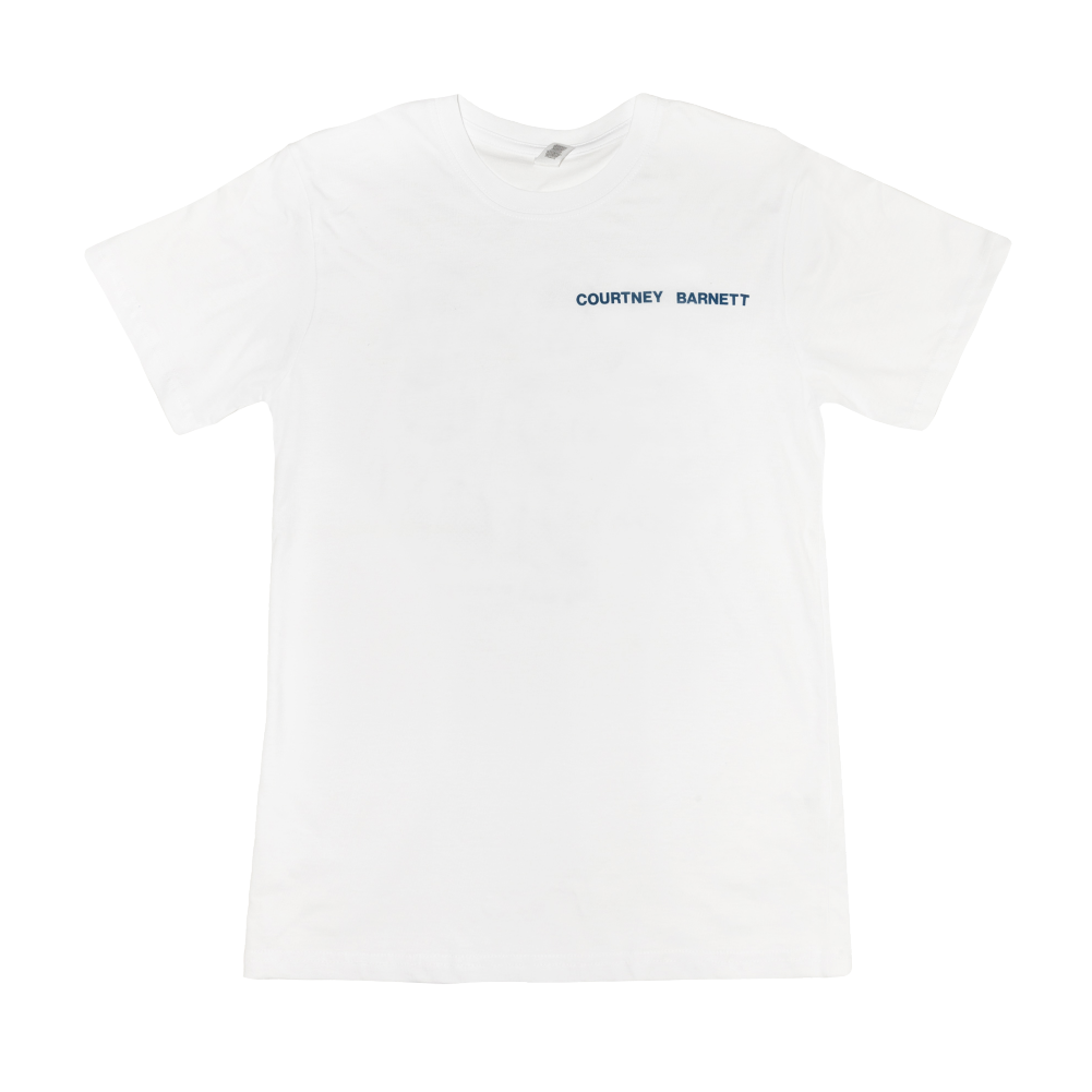 Courtney Barnett / 'Things Take Time' Monochrome White T Shirt