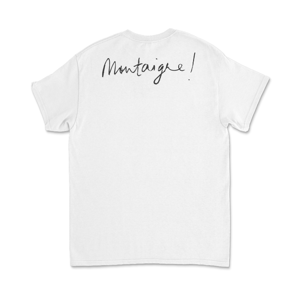 Montaigne / It's hard to be a fish SIGNED T-shirt (front print only)