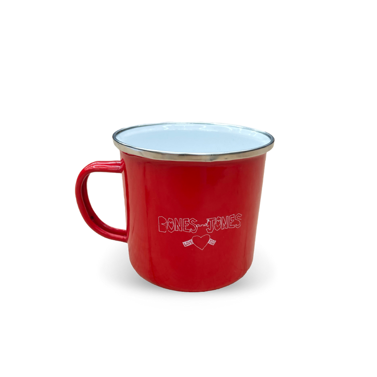 Bones and Jones / Red Mug