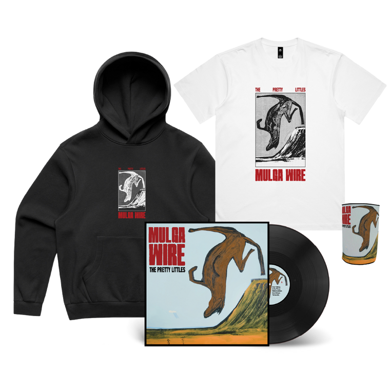 The Pretty Littles / Mulga Wire LP Black Vinyl, T-Shirt, Hood & Stubby Holder ***PRE-ORDER***