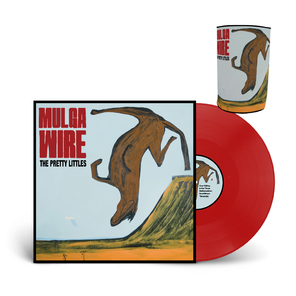 The Pretty Littles / Mulga Wire LP Red Vinyl & Stubby Holder ***PRE-ORDER***