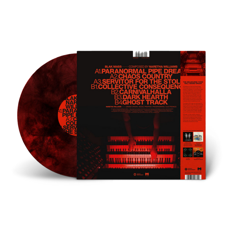 Naretha Williams / Blak Mass Deluxe Limited Edition Heavyweight LP Blood Galaxy Coloured Vinyl