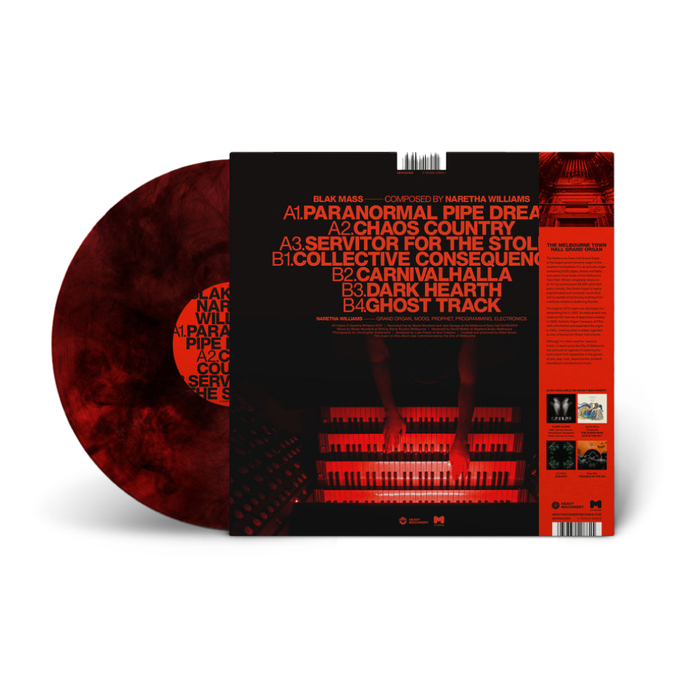 Naretha Williams / Blak Mass Deluxe Limited Edition Heavyweight LP Blood Galaxy Coloured Vinyl