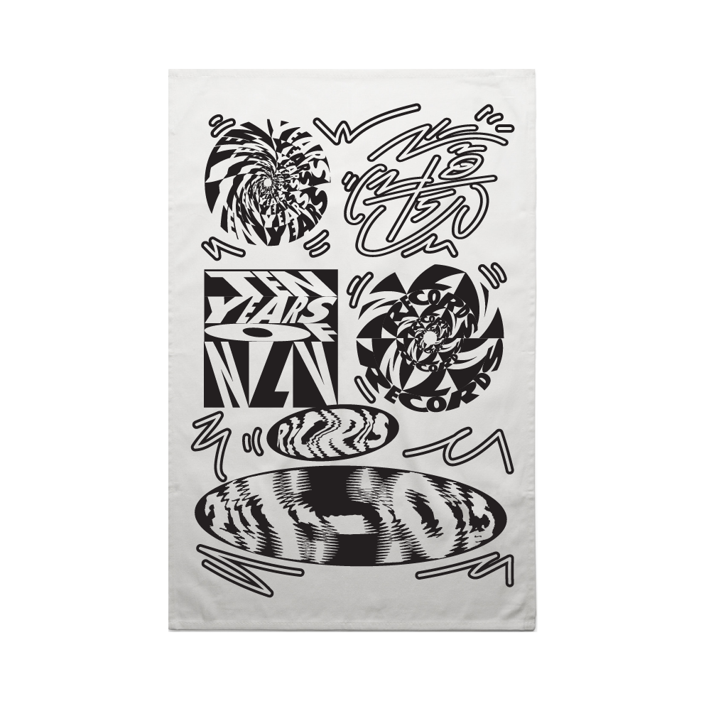 NLV Records / Black Tea Towel