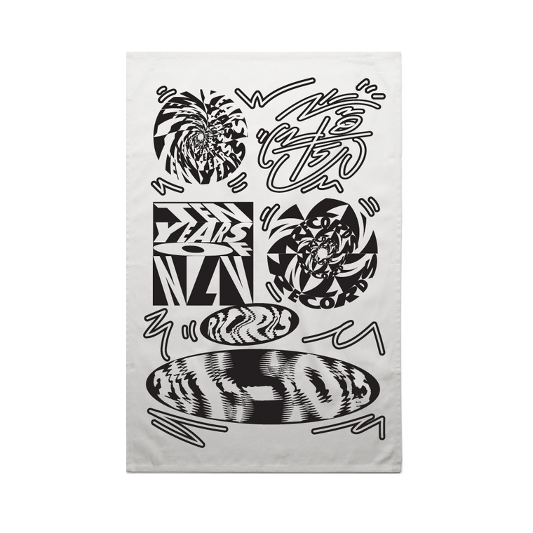 NLV Records / Black Tea Towel