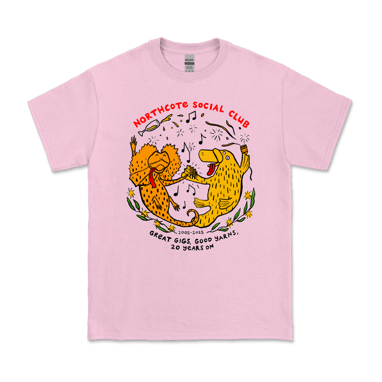 Northcote Social Club / Great Gigs, Good Yarns, 20 Years On Pink T-Shirt