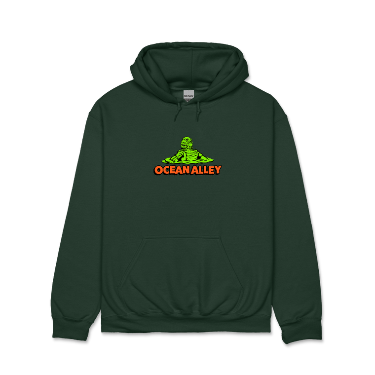 Ocean Man Hood (Forest Green)