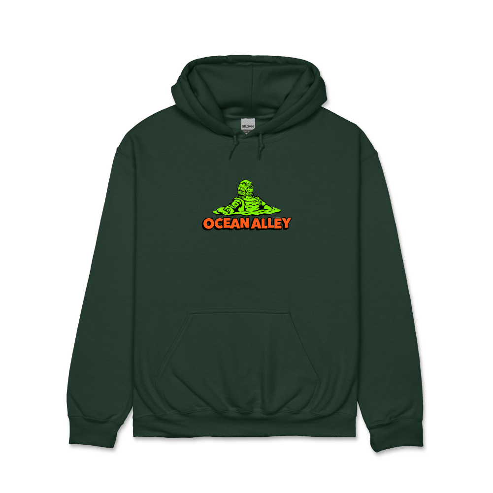 Ocean Man Hood (Forest Green)