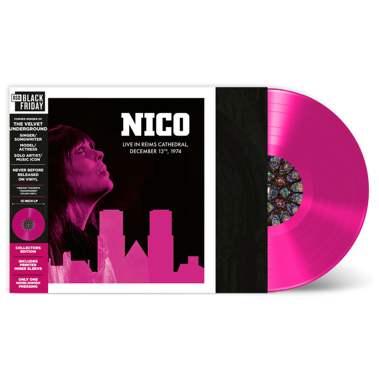 Nico / Live In Reims Cathedral: December 13th, 1974 LP Bright Magenta Vinyl RSD 2025