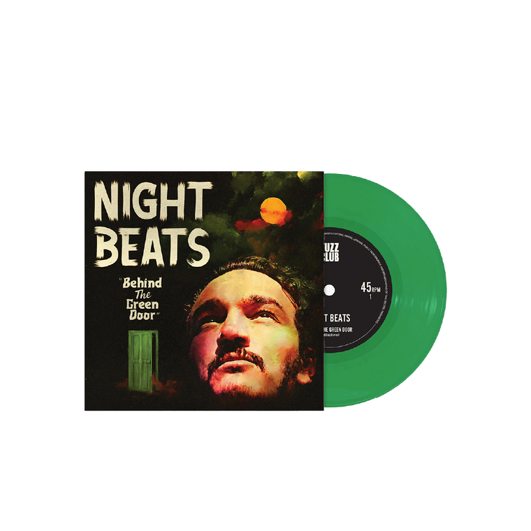 Night Beats / Behind The Green Door Clear Green 7" Vinyl