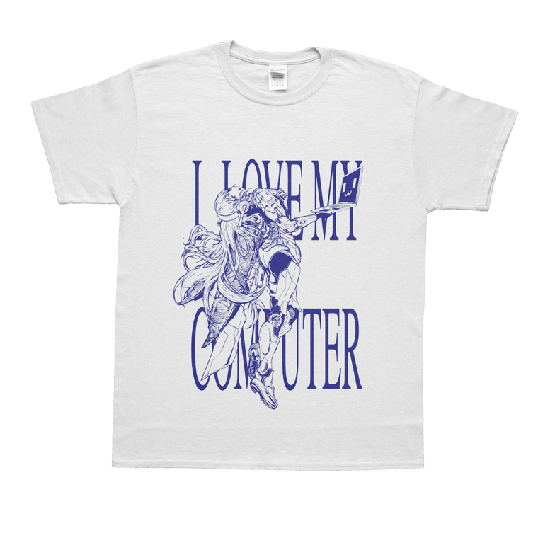 Ninajirachi / I Love My Computer - White Tee