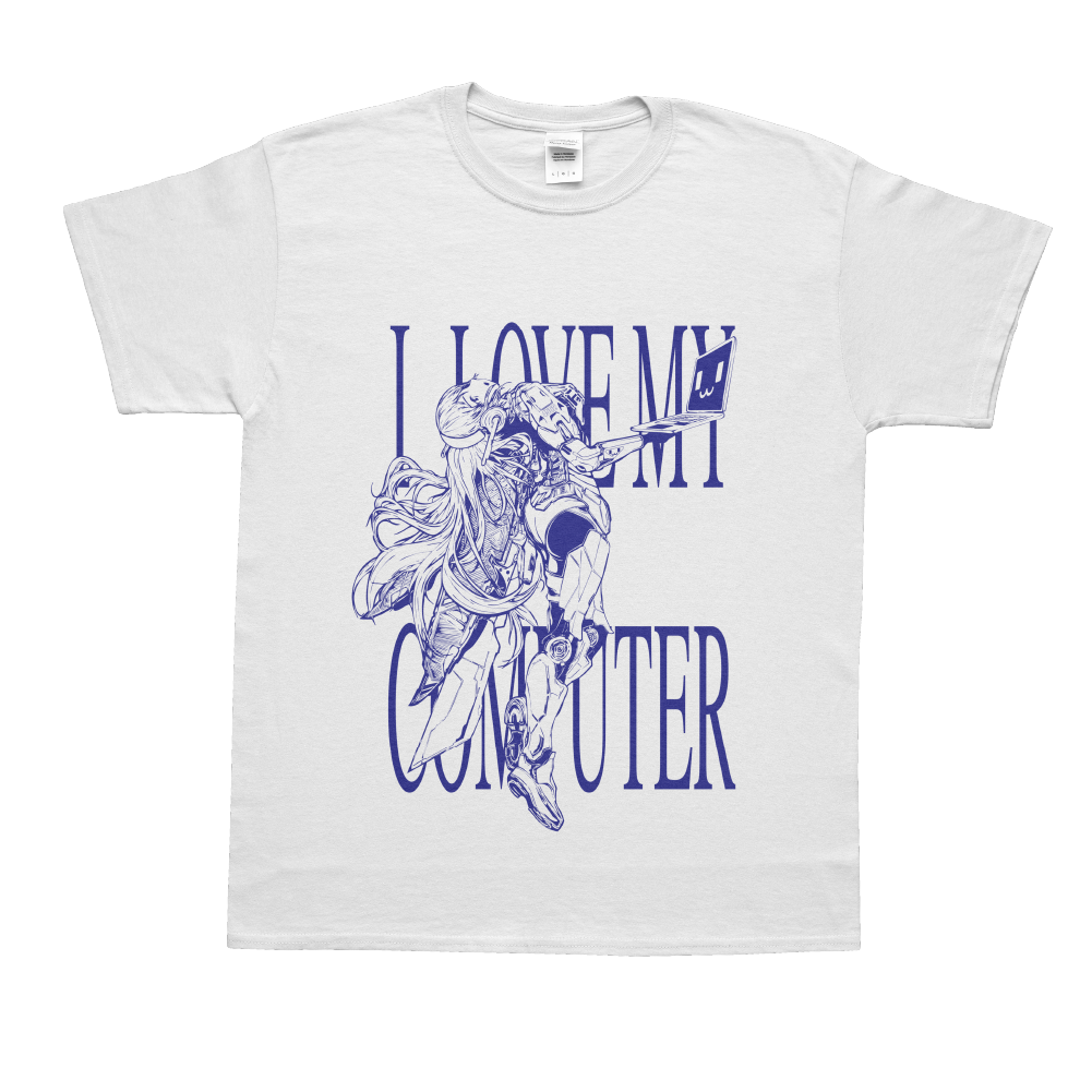 Ninajirachi / I Love My Computer - White Tee