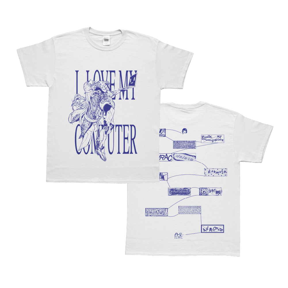 Ninajirachi / I Love My Computer - White Tee